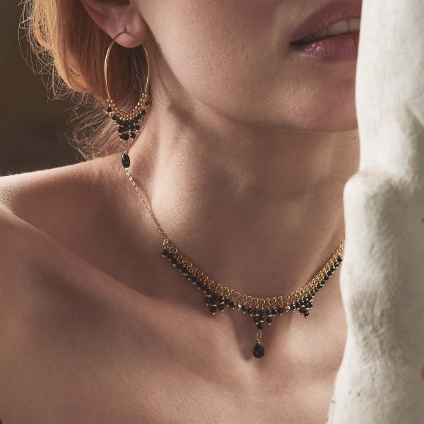 Collana in Argento Donna Maman et Sophie Frange Ricco-Kaidara Gioielli