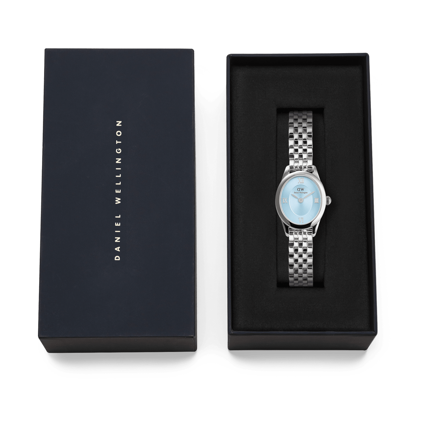 Orologio in Acciaio Donna Daniel Wellington Ophelia Mini Ice Blue Silver-Kaidara Gioielli