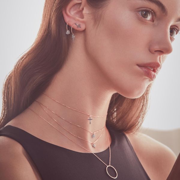 Collana in Oro Donna Maman Et Sophie Croce-Kaidara Gioielli