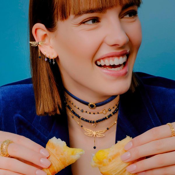 Orecchino Earcuff in Argento Donna Maman Et Sophie Libellula-Kaidara Gioielli