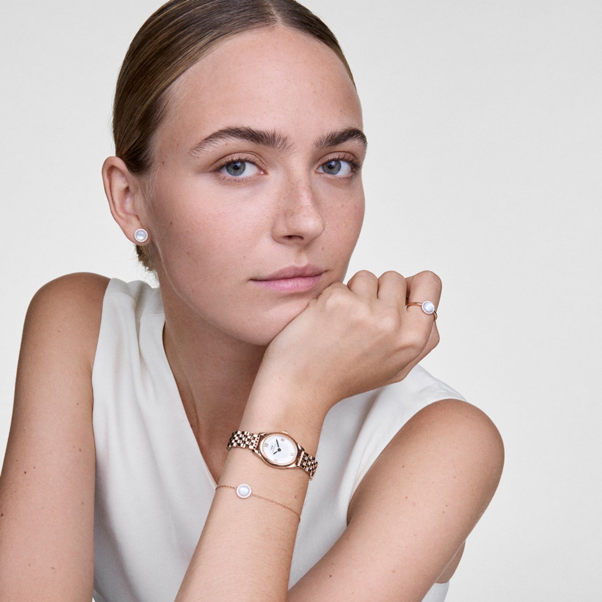 Orologio in Acciaio Donna Daniel Wellington Ophelia Mini Rose Gold-Kaidara Gioielli